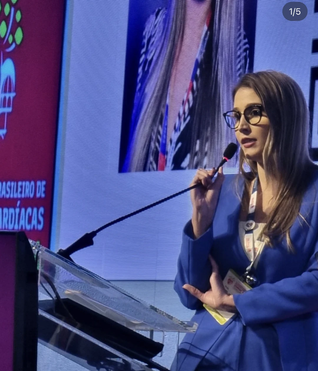 Dra. Karina de Andrade no Congresso Brasileiro de Arritmias